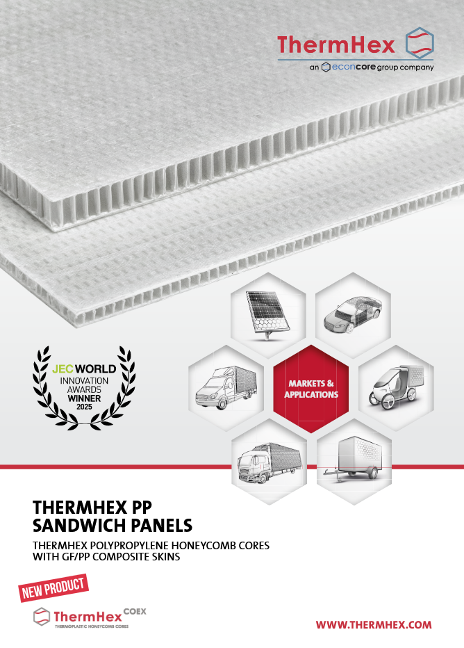 Datasheet / brochure PP sandwich panels