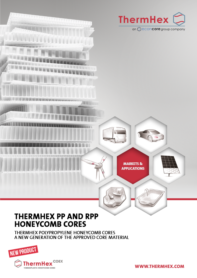 Datasheet / brochure ThermHex PP and RPP honeycomb core