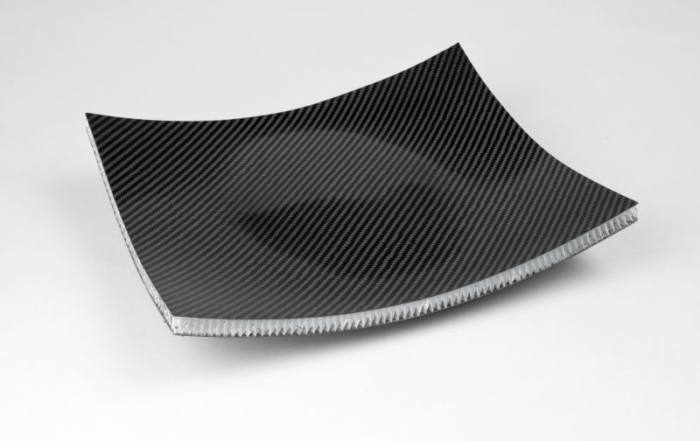 honeycomb-core-with-carbon-skin-sandwich-material
